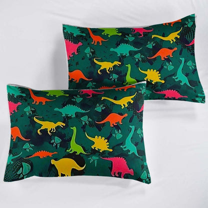 Cartoon Dino Bettwäsche Set 200x220cm – Kuschelweicher Dino-Traum für Kinder