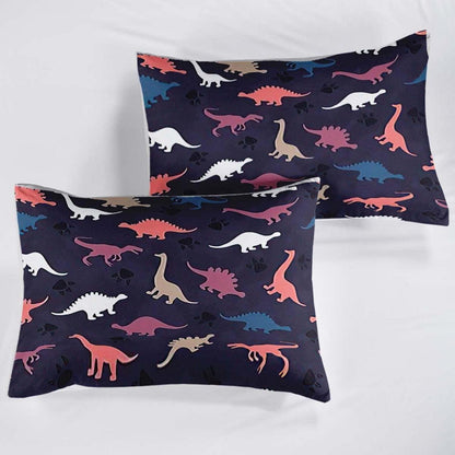Cartoon Dino Bettwäsche Set 220x240cm – Kinderzimmer Deko