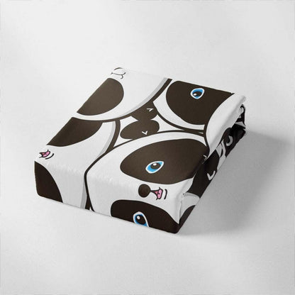 Panda Bettwäsche Set Kinder – 155x220cm + 80x80cm