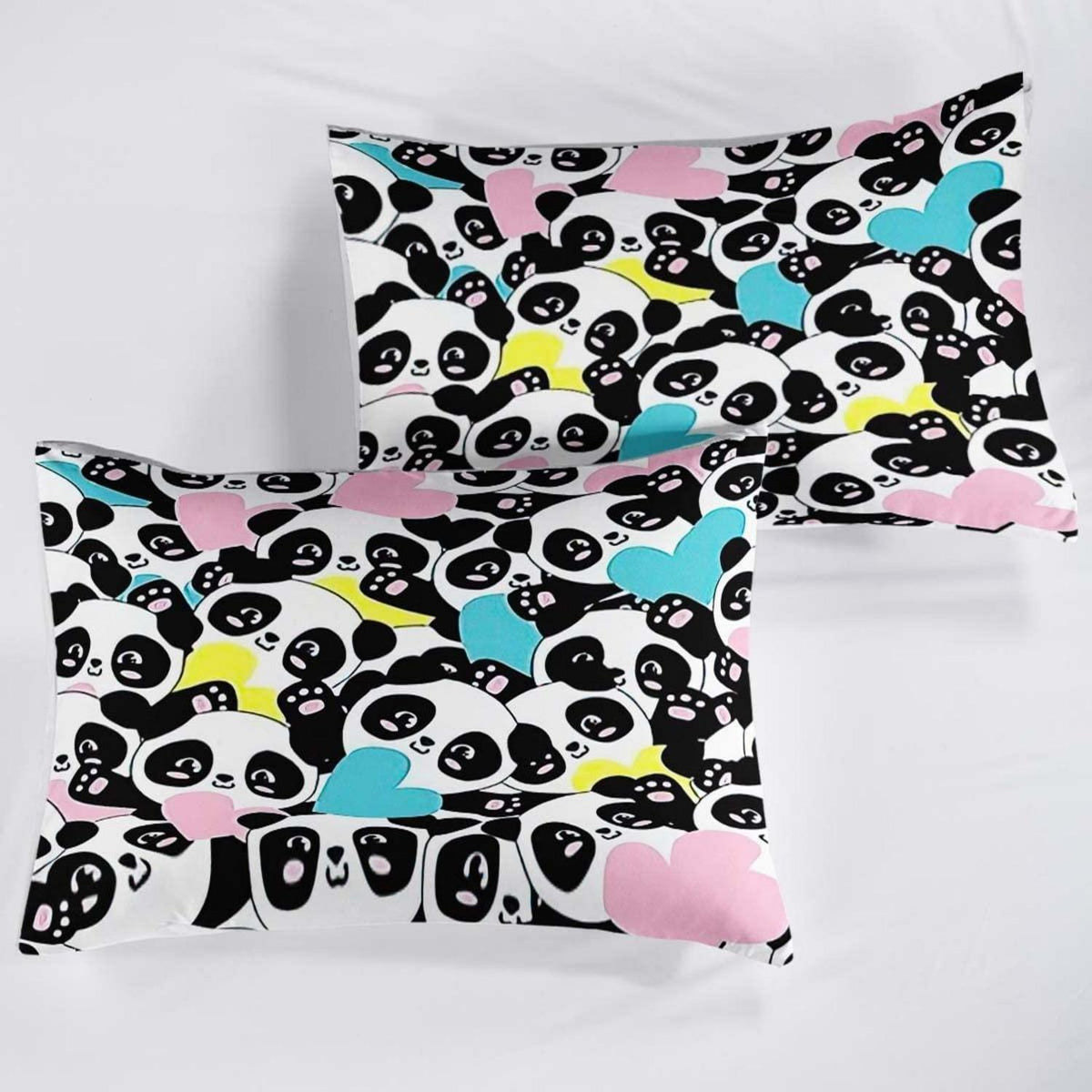 Panda Bettwäsche Set 200x200 cm – Niedliches Tier Motiv für Kinder