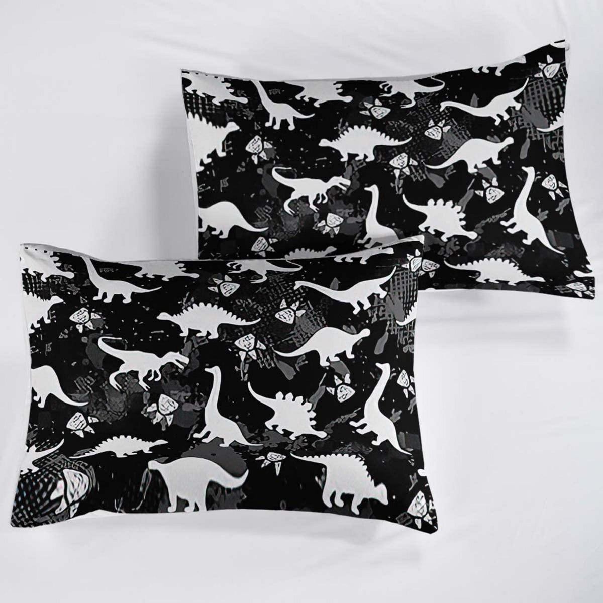 Cartoon Dino Bettwäsche Set 155x220cm – Kuscheliger Kinderbettdruck
