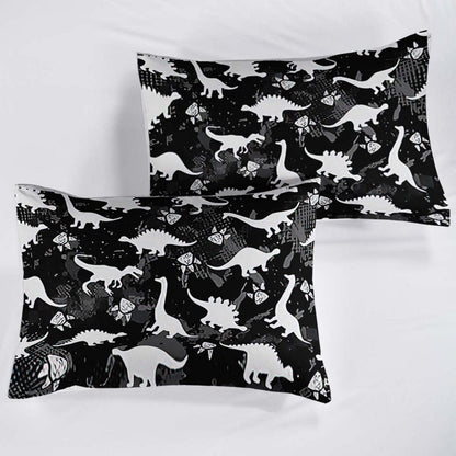 Cartoon Dino Bettwäsche Set 155x220cm – Kuscheliger Kinderbettdruck