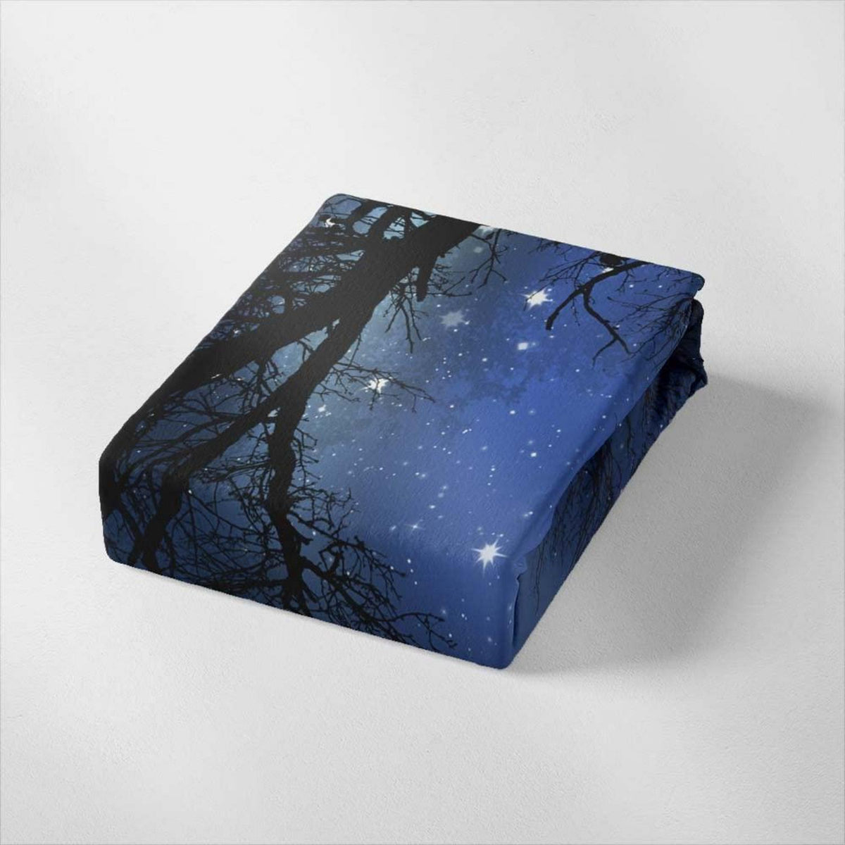 Kinder Bettwäsche Set Mond Sterne Galaxie 155x220cm