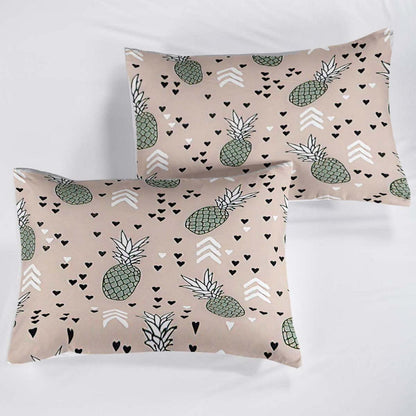 Ananas Bettwäsche Set 200x220cm - Tropisch & Ultraweich