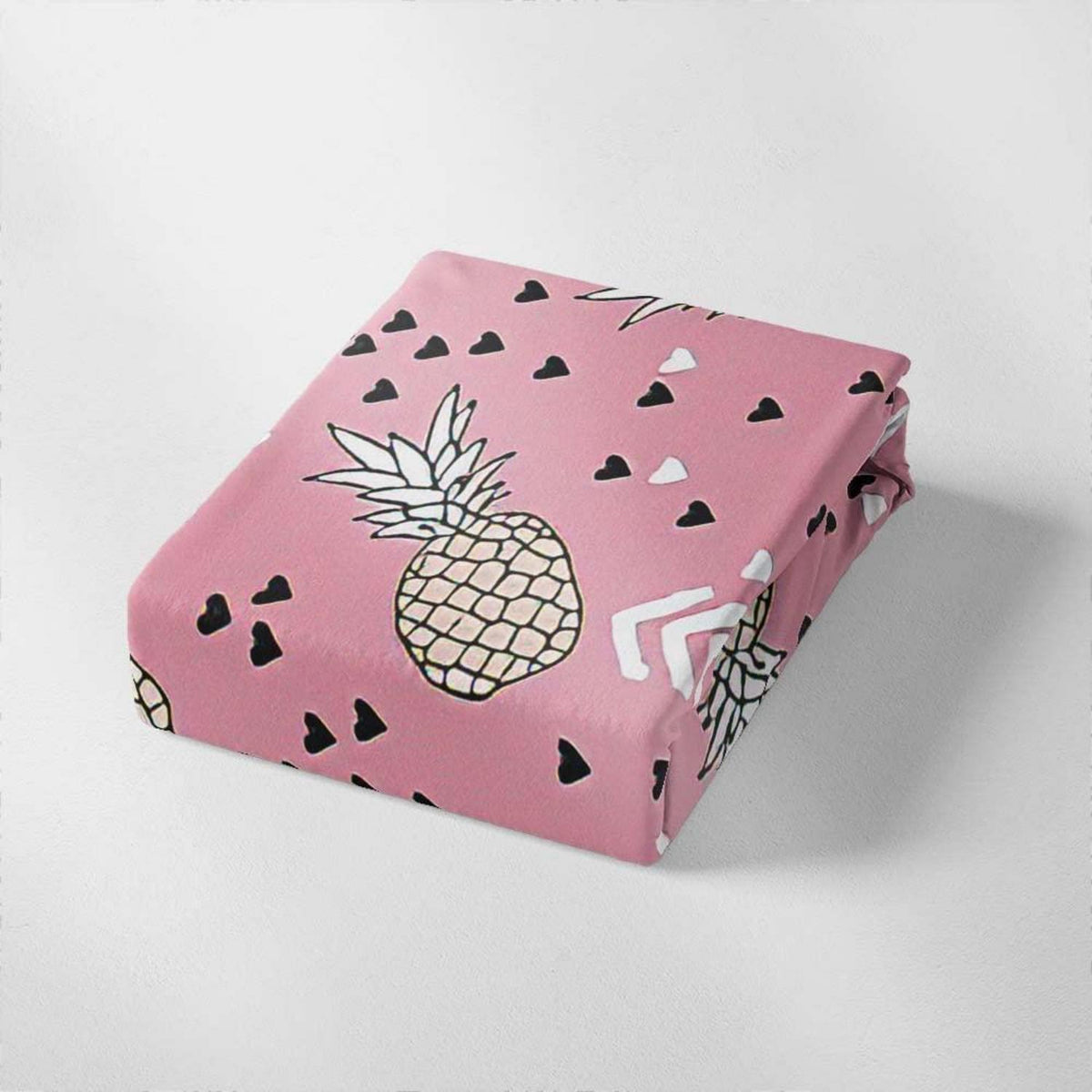 Ananas Bettwäsche Set 155x220cm – Tropisch & Ultraweich