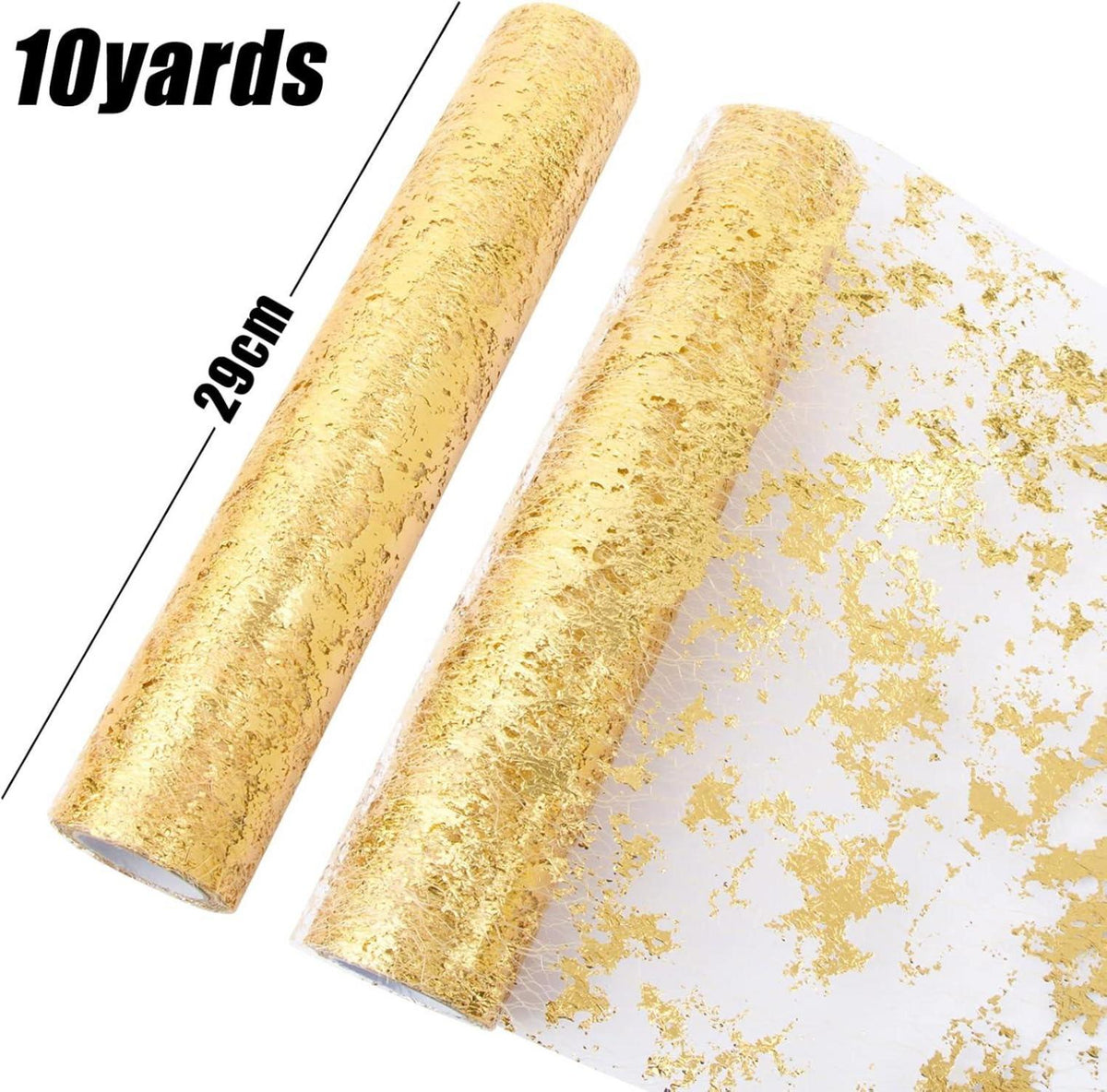 Tischläufer Gold 29CM x 9M Glanz Goldfolie Hochzeit