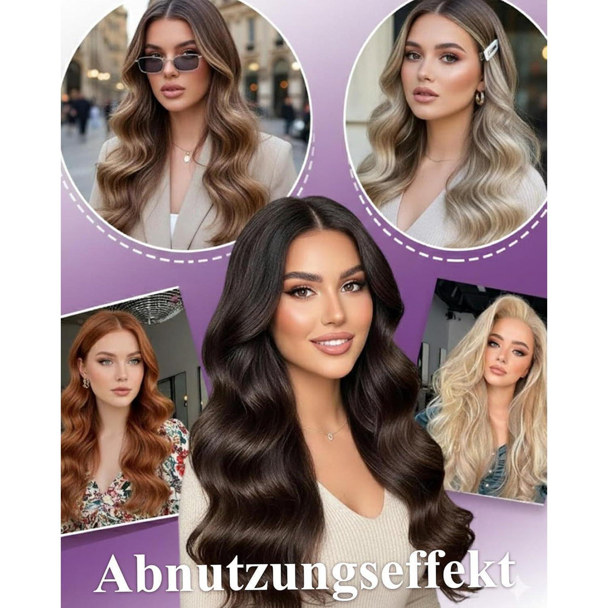 Braune Echthaar Micro Weft Haarverlängerung Remy 12 Zoll #4