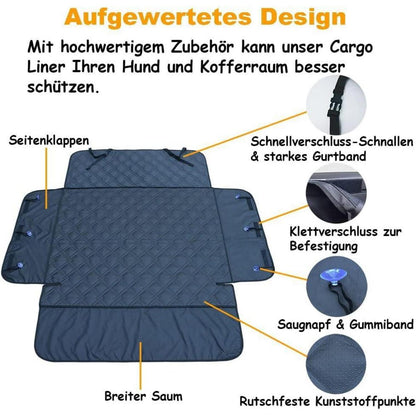 Hund Kofferraum Schutzmatte – Wasserdicht & Rutschfest 201x134cm