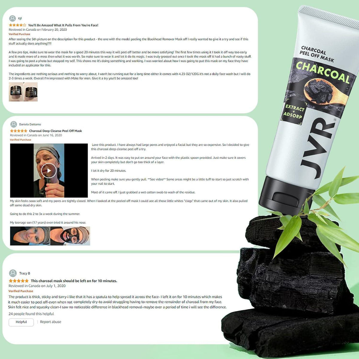 JVR Blackhead Remover Maske Tiefenreinigung Peel Off 60ml