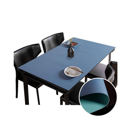 PU Tischdecke Wasserdicht Blaugrün 90x180cm Rechteck