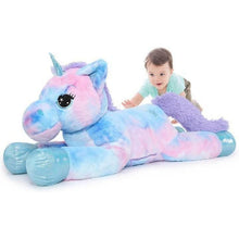 XXL Einhorn Plüschtier 80cm - Weiches Kuscheltier für Mädchen