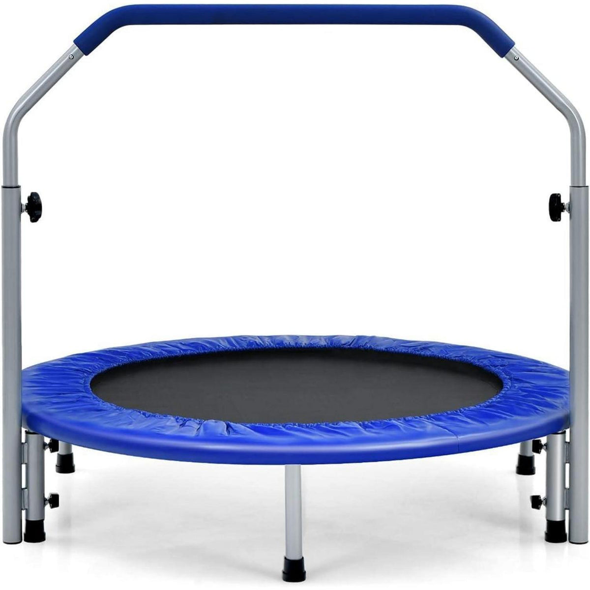Klappbares Fitness Trampolin Ø101 cm mit Haltegriff & Tragetasche