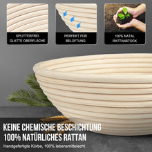 Gärkorb Brotbacken-Set 23cm Rattan Bowl