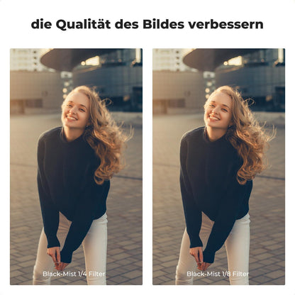 Black Mist Filter Set für Video & Portraitaufnahmen