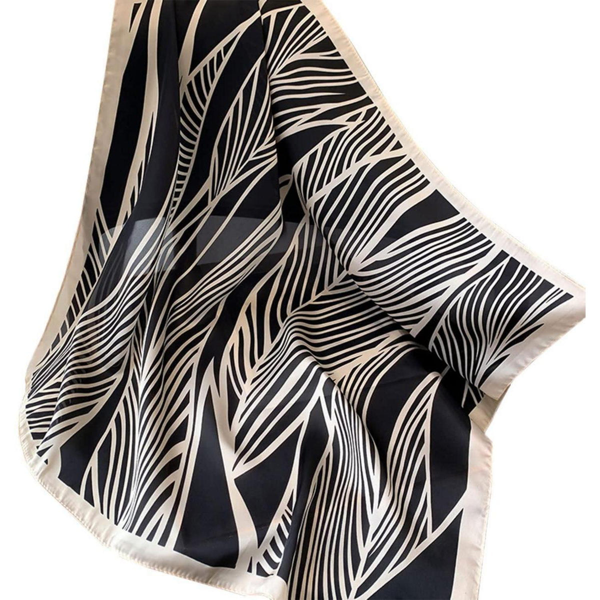 Satin Tuch 70x70 cm Damen Seidenoptik Halstuch Kopftuch Geschenk