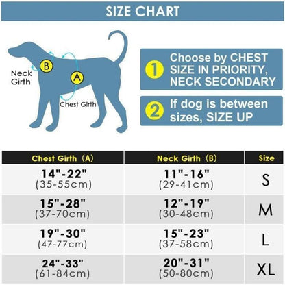 Hundegeschirr mit Griff, atmungsaktiv, reflektierend, Blau XL