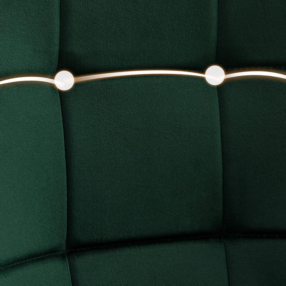 Drehbarer Samt Esszimmerstuhl mit Armlehnen – Grün, 6er Set