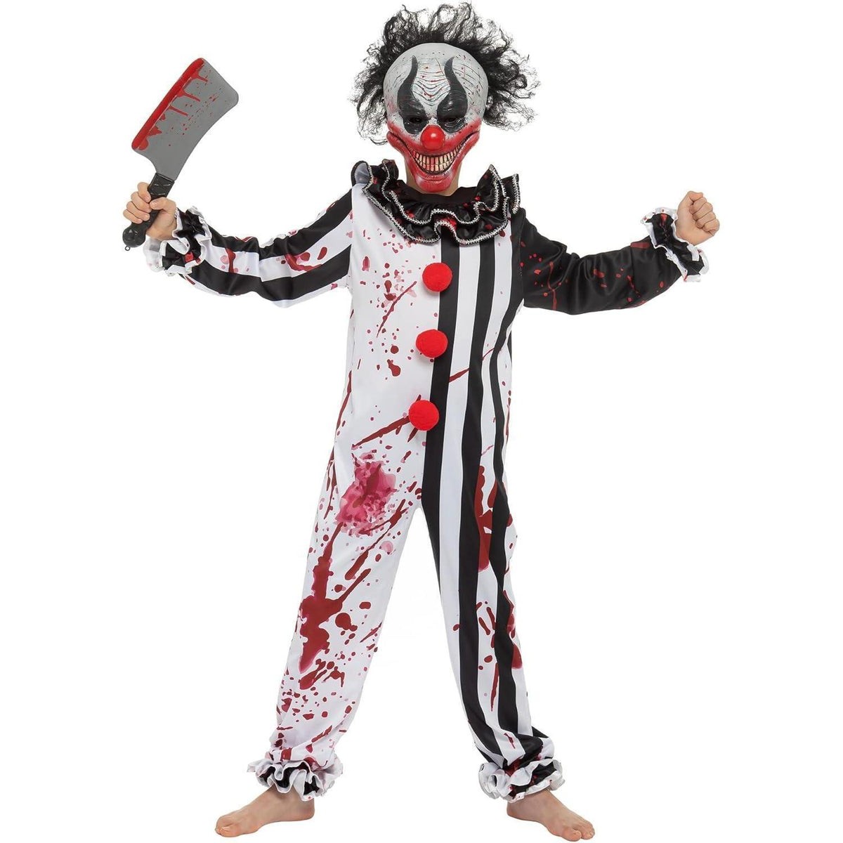 Jungen Killer Clown Kostüm mit Maske für Halloween