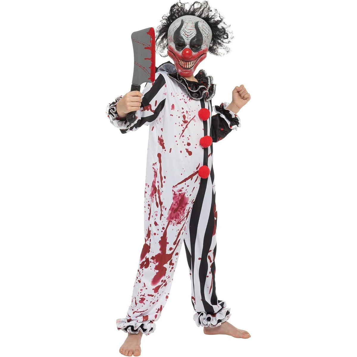 Jungen Killer Clown Kostüm mit Maske für Halloween