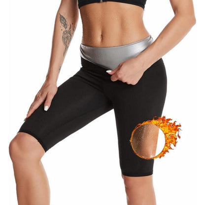 Sauna Shorts Damen – Thermo Leggings für Sport & Abnehmen L-XL