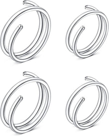20G Fake Nasenpiercing Chirurgenstahl Nasenring Hoop 8mm