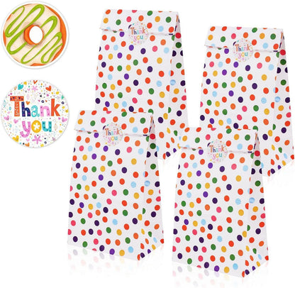 Papiertüten Geschenktüten Kindergeburtstag Aufkleber 18 Stück 24 cm Candy Mitgebsel