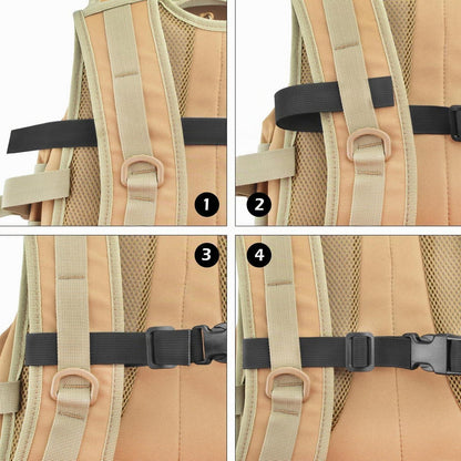 Brustgurt für Rucksack – Schnellverschluss, verstellbar, 2er-Set