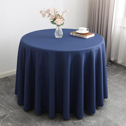 Runde Tischdecke Navy 360cm – Küchentisch, Couchtisch, Party