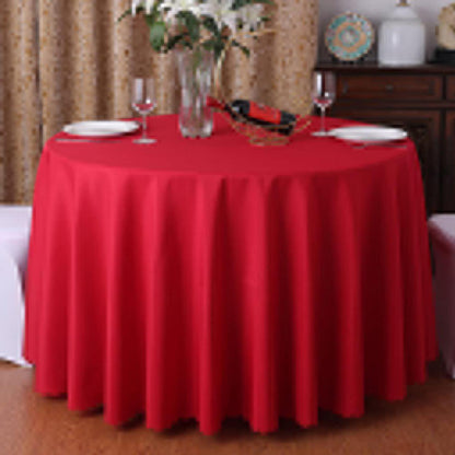 Runde Tischdecke Rot 360cm – Tischwäsche für Party & Hochzeit