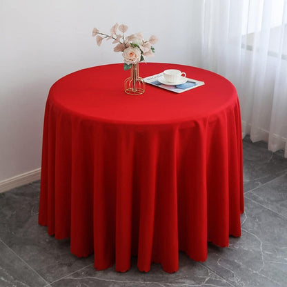 Runde Tischdecke Rot 360cm – Tischwäsche für Party & Hochzeit
