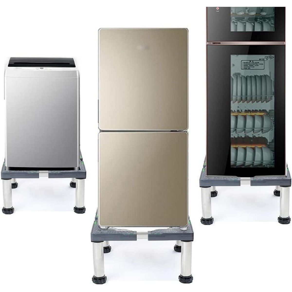 Verstellbares Kühlschrank Untergestell 45-70cm, 25cm Höhe