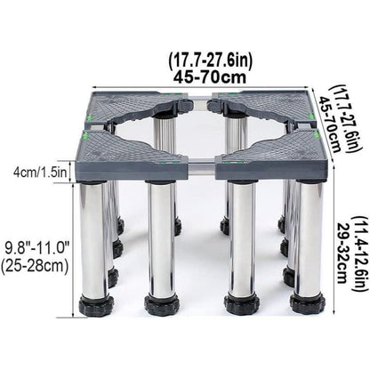 Verstellbares Untergestell für Kühlschrank & Waschmaschine (45-70cm)
