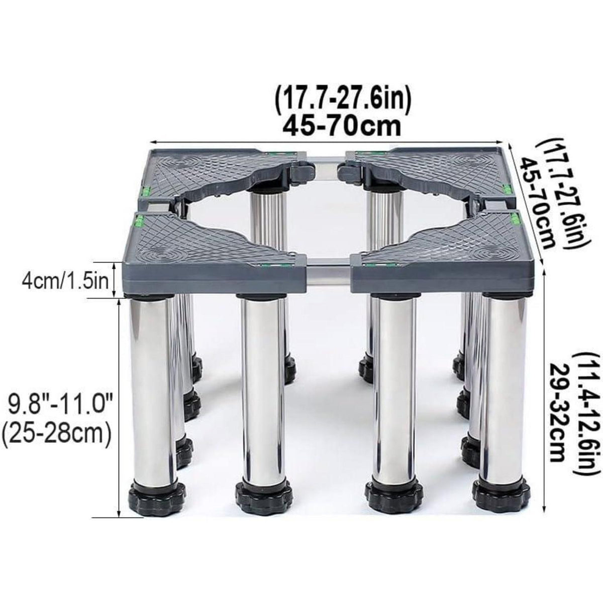 Waschmaschine/Trockner Sockel Anti-Vibration verstellbar