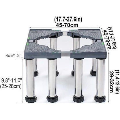 Waschtrockner Sockel Anti-Vibration – Verstellbar 45-70cm