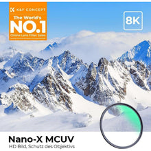 UV-Schutzfilter 105mm Super Slim mit 28-Schicht-MC-Beschichtung