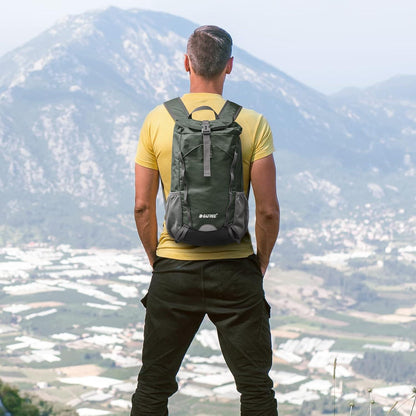 Ultraleichter 15L Trekkingrucksack Outdoor Wanderrucksack Schwarz