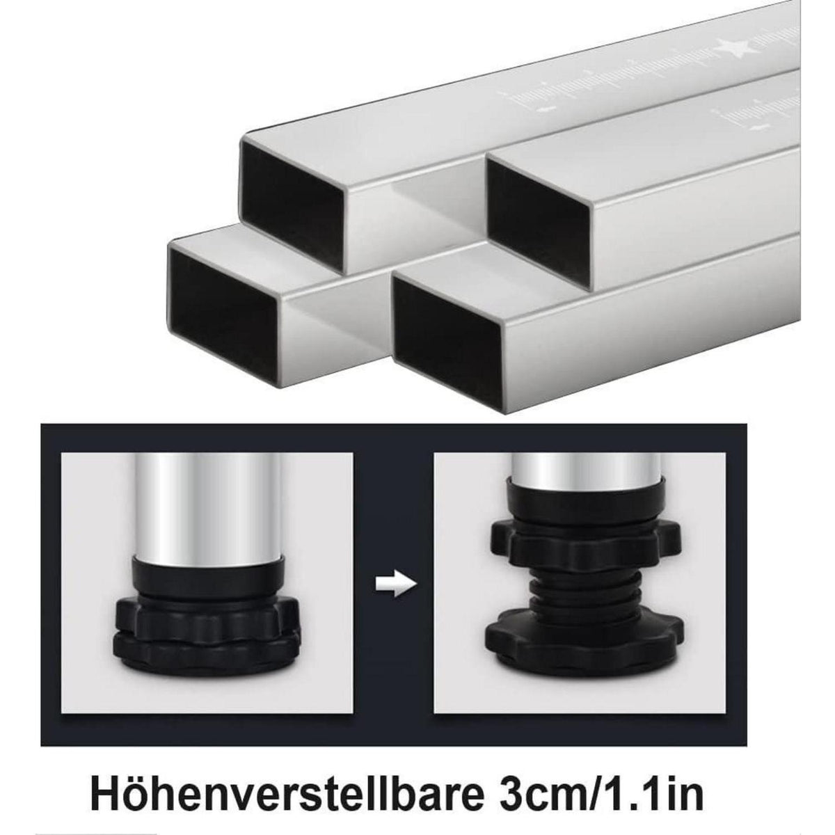 Verstellbarer Trockner-Sockel für Geräte 50-75cm