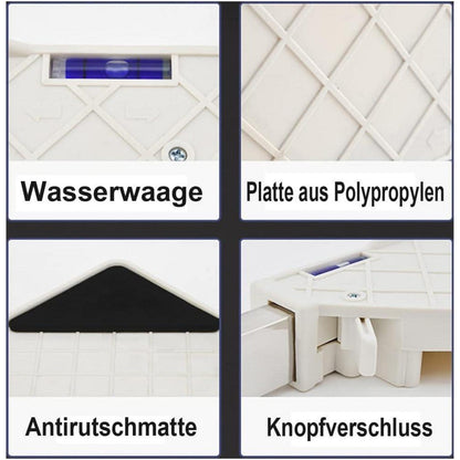 Verstellbarer Maschinen Sockel für Trockner, Waschmaschine & Co.