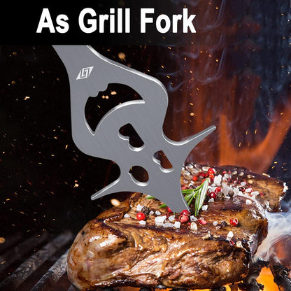 6 in 1 Fleischgabel Geschenke für Männer Grill Zubehör