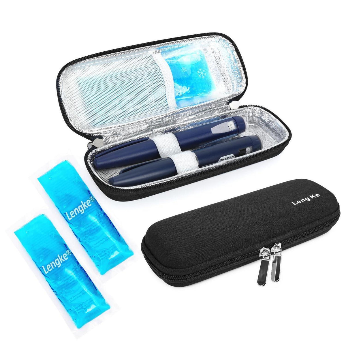 Insulin Kühltasche mit Kühlakkus für Reise & Alltag