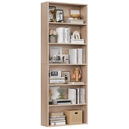 Holzregal 6 Fächer – Bücherregal & Aufbewahrungsregal