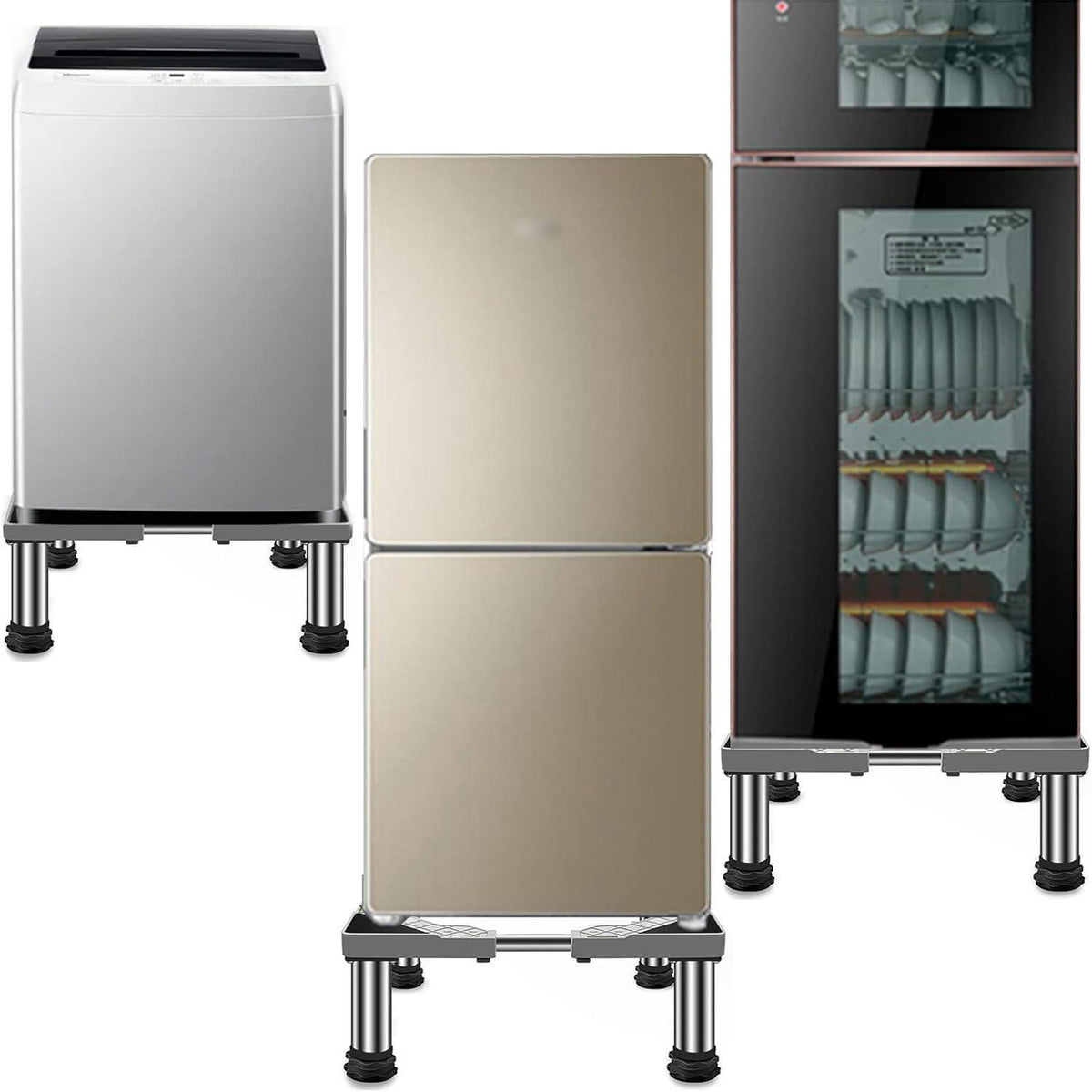 Einstellbarer Kühlschrank-Sockel mit Antirutschfüßen 45-65cm