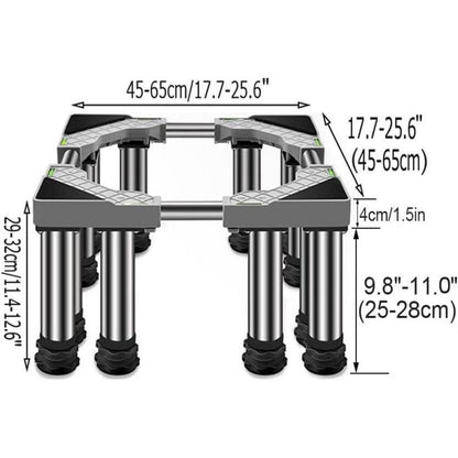 Einstellbarer Sockel für Kühlschrank/Waschmaschine (45-65cm)