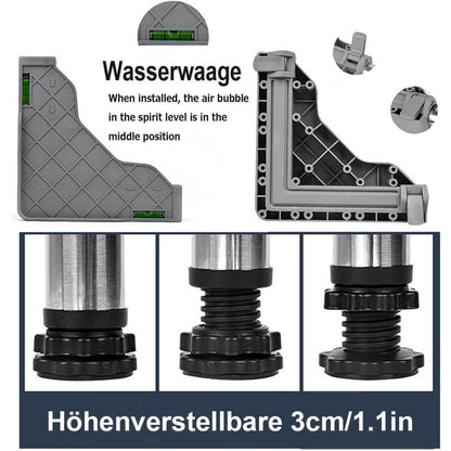 Verstellbarer Sockel für Waschmaschine, Kühlschrank & Trockner