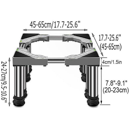 Einstellbarer Sockel für Kühlschrank/Waschmaschine (45-65cm)