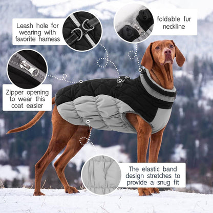 Wasserdichter Hundemantel Winterjacke für kleine bis große Hunde