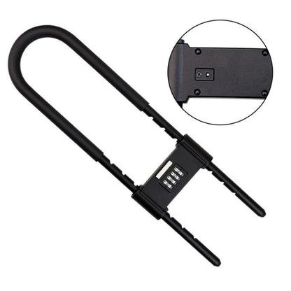U-Lock Zahlenschloss Fahrrad – Verstellbarer Bügel 270mm