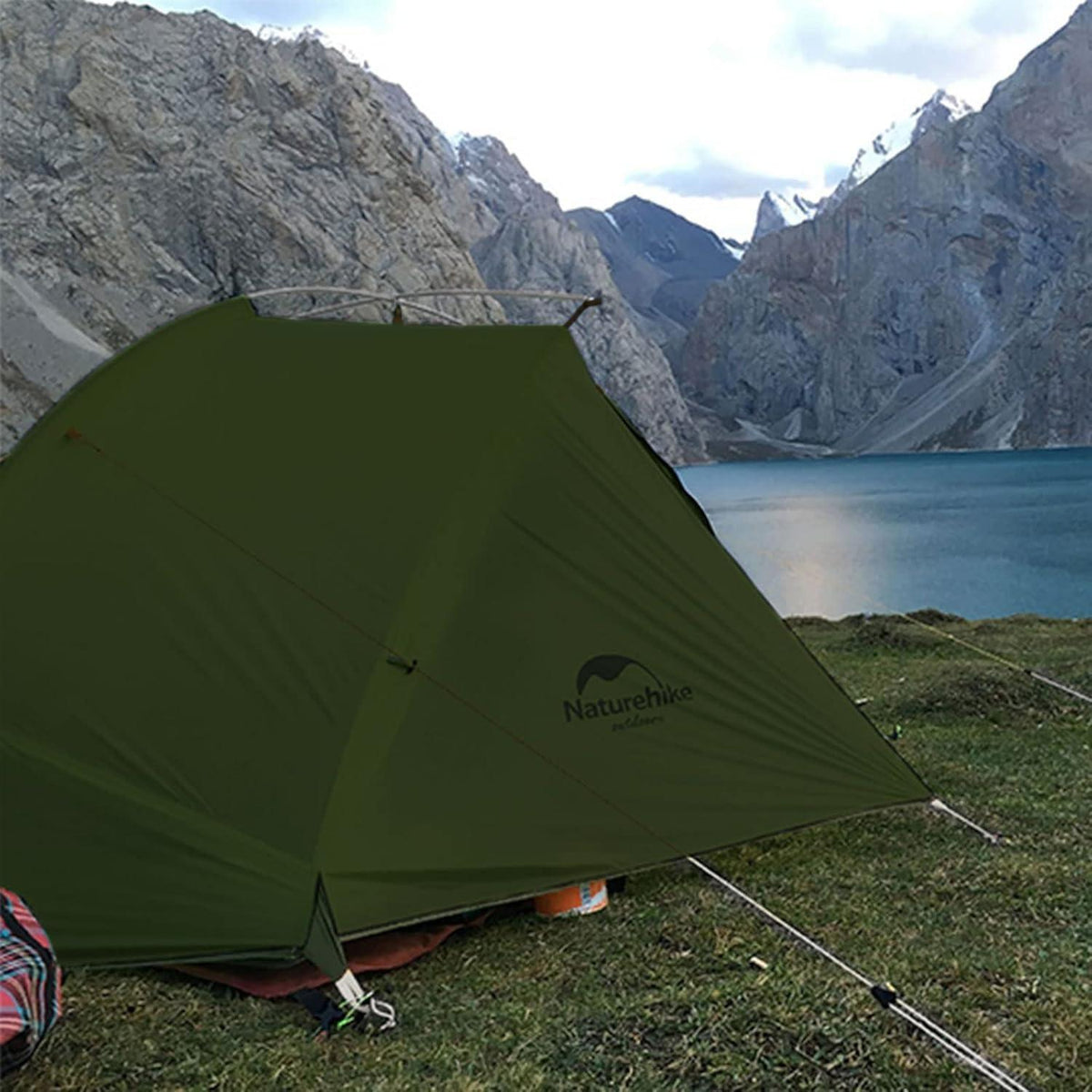 Ultraleichtes Rucksackzelt für 1-2 Personen, Waldgrün