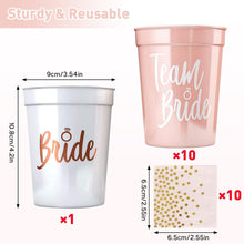 Bachelorette Party Cups Bride Tribe Cups 11 Tassen 340 ml