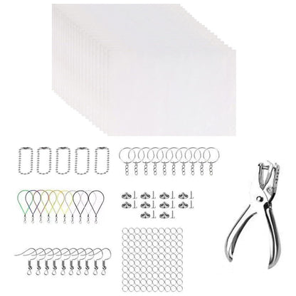 Schrumpffolie Set A5 – 20 Blatt zum Basteln & Selbermachen